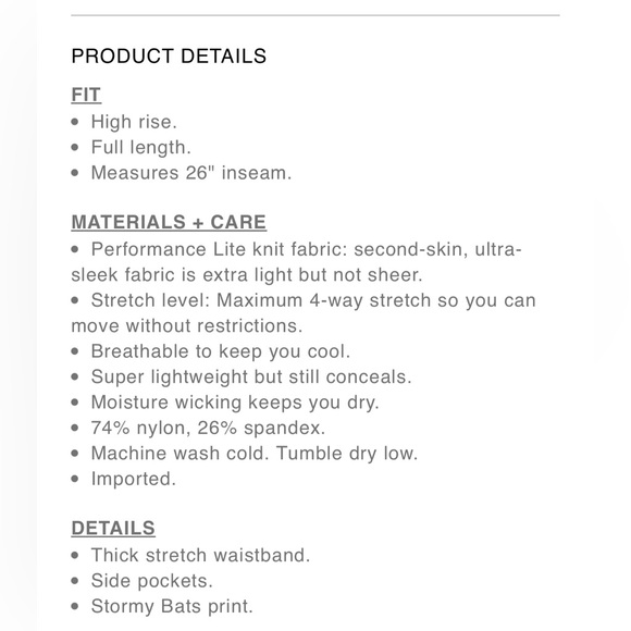 Torrid Halloween Bat Leggings Active Gray 4x - Picture 4 of 5